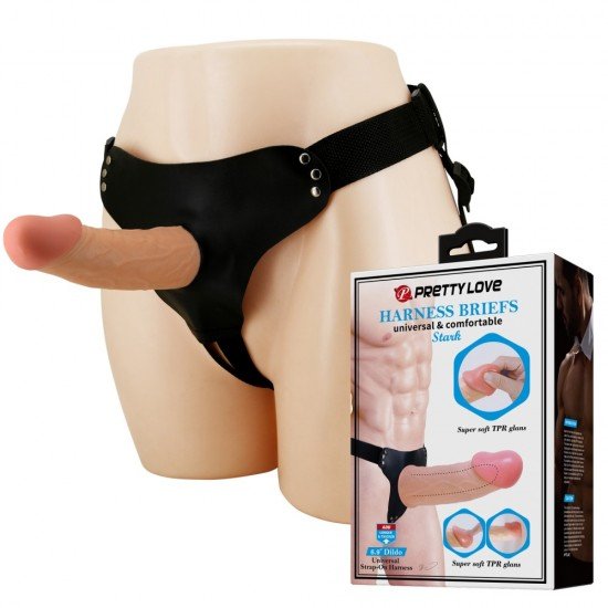 Esta cinta perfeita inclui um eixo oco e venoso para uma experiência inesquecível de estimulação e penetração. As tiras ajustáveis ??garantem uma experiência confortável e um ajuste seguro durante o uso. A glande TPR sup