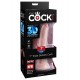 O dildo King Triple Plus de densidade tripla tem um eixo interno rígido, uma pele externa macia, detalhes de textura realistas e uma ventosa sólida! O design e a fórmula aprimorados oferecem realismo superior com um exte