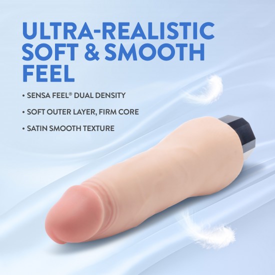 Comece a festa com o Vanilla Ice da Au Naturel! Este vibrador de 22 cm está sempre pronto para momentos inesquecíveis, combinando energia divertida com realismo para uma experiência profundamente satisfatória. Com um des