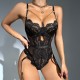 Vista este modelo irresistivelmente elegante, com detalhes em renda delicada, recortes ousados ​​e correntes sedutoras para um efeito impactante. Embalagem individual com fecho de correr!