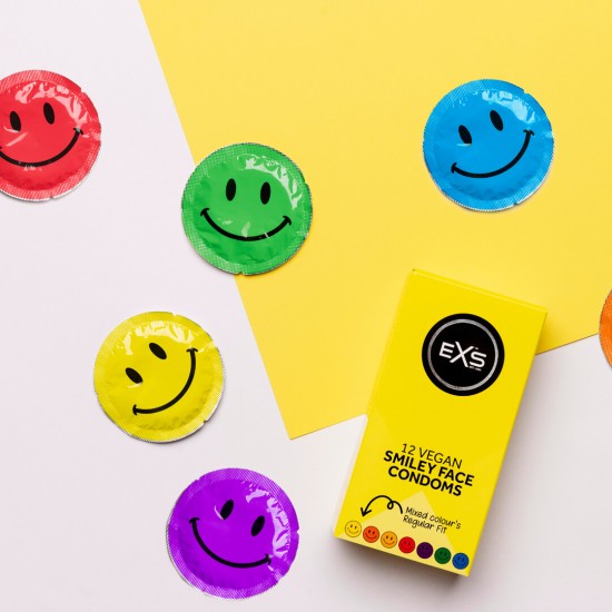 Tamanho: 54 mm de largura, 192 mm de comprimentoEspessura: 0,063 mm Adicione um toque de diversão aos seus momentos íntimos com os preservativos EXS Smiley Face . Combinando conforto superior, proteçã