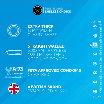 EXS Extra Thick - 12 Preservativos