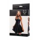 Vestido Marisa Brilhante – Preto, Tamanho XL é um vestido elegante feito do popular material Wetlook, dando-lhe uma aparência brilhante e luxuosa . O vestido veste lindamente, acentuando as curvas enquanto gara