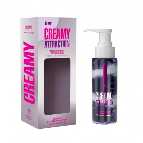 Versão beijável do creme hidratante com sabor irresistível de amora. Perfeito para hidratação corporal e da pele íntima externa, com toque sensorial e aroma sedutor. Modo de usar: Abra a válvula e aplique a quantidade de