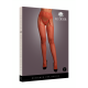 Meias clássicas de Rede e cinto-ligas de renda, perfeitas para combinar com lingerie sexy e usar por baixo de vestidos. Este modelo veste dos tamanhos XS ao XL. Tanga não incluída.