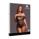 Babydoll transparente com ombros à mostra, detalhes delicados em renda e abertura frontal. O tecido macio e super elástico veste do tamanho XXL ao 5XL.