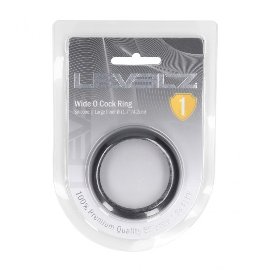 Anel peniano silicone largo O - L - 42 mm Eleve seu desempenho a outro nível com este anel peniano de silicone premium sem vibração da coleção LEVELZ. Projetado para um ajuste perfeito, ele ajuda a aumentar a firmeza e a durabilidade, ao mesmo tempo em que propo