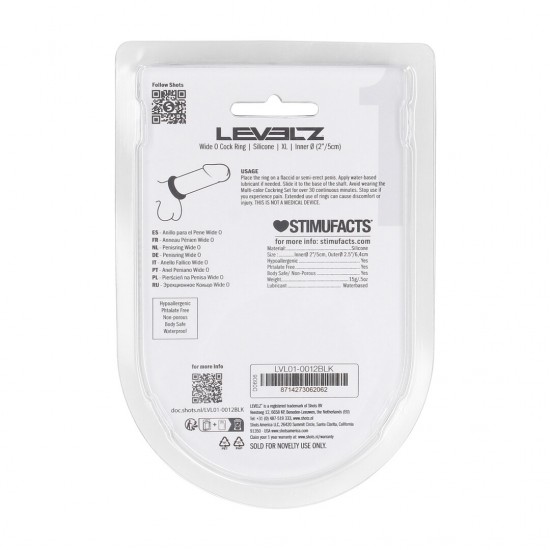 Eleve seu desempenho a outro nível com este anel peniano de silicone premium sem vibração da coleção LEVELZ. Projetado para um ajuste perfeito, ele ajuda a aumentar a firmeza e a durabilidade, ao mesmo tempo em que propo