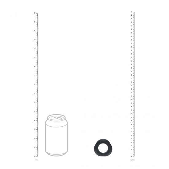 Anel peniano de silicone líquido Ergo - Preto Ultrapasse os limites com este anel peniano firme, porém flexível, da coleção LEVELZ. Feita em silicone premium e seguro para o corpo, este anel oferece uma pegada firme para maior tensão e uma tração satisfatória. Seja