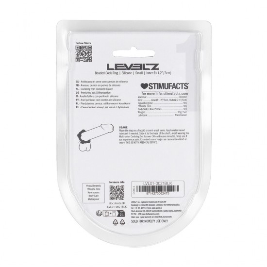 Eleve seu desempenho a outro nível com este anel peniano de silicone premium sem vibração da coleção LEVELZ. Projetado para um ajuste perfeito, ele ajuda a aumentar a firmeza e a durabilidade, ao mesmo tempo em que propo