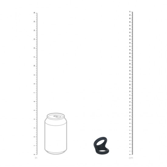 Anel peniano de silicone Double O - S Dobre a sensação com este anel peniano de alça dupla da coleção LEVELZ. Projetado para segurar tanto o pênis quanto as bolas, o Double O aumenta a força da ereção, proporcionando pressão extra e durabilidade. Feito de si