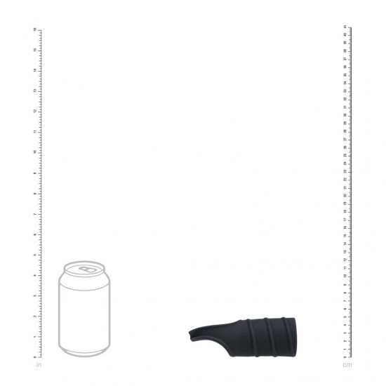 Anel peniano de silicone e manga canelada - Preto Eleve a textura e a tensão com este híbrido exclusivo da coleção LEVELZ. Com um anel peniano firme preso a uma capa de silicone com nervuras, este design sem vibração proporciona uma pressão firme na base, enquanto a cap