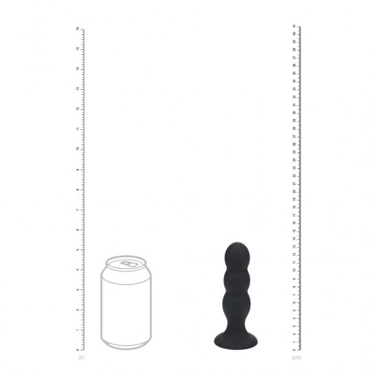Plug anal de silicone Tri Rattle - L - Preto Prepare-se para a estimulação dinâmica com o plug vibrador triplo da coleção LEVELZ. Feito de silicone premium, este design Level 2 apresenta três bulbos suaves e de tamanho progressivo, além de um chocalho interno leve