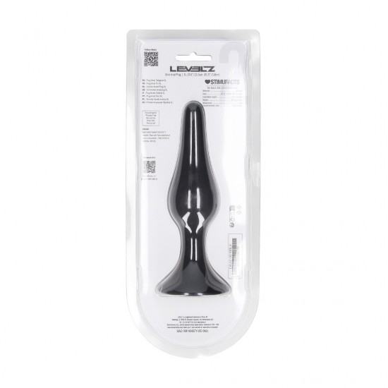Plug anal fino silicone - XL Elegante, suave e construído para precisão, o plug fino e cônico da coleção LEVELZ oferece inserção sem esforço e elasticidade sutil. Feito em silicone premium, este design Level 2 apresenta um formato estreito e gradual