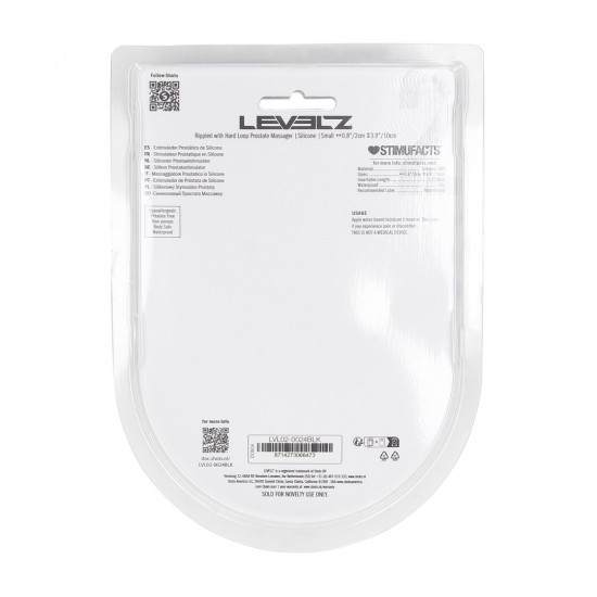 Estimulador da próstata silicone ondulado - S Acerte o ponto certo sempre com este estimulador de próstata da coleção LEVELZ. Feito de silicone premium, este design Level 2 oferece uma versão única do formato clássico de um estimulador, com curvas suaves e ângulos p