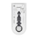 Cordão anal de silicone com nervuras Leve a estimulação texturizada a um novo patamar com a sonda anal com nervuras da coleção LEVELZ. Confeccionada em silicone premium, esta sonda Level 2 apresenta uma haste curta e flexível, revestida com nervuras estimul