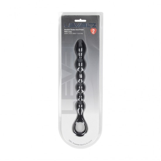 Golpeie mais profundamente com a sonda anal longa da coleção LEVELZ. Confeccionada em silicone premium, esta versão Level 2 apresenta uma haste alongada e flexível, com uma cabeça elegante inspirada em cobras para uma es