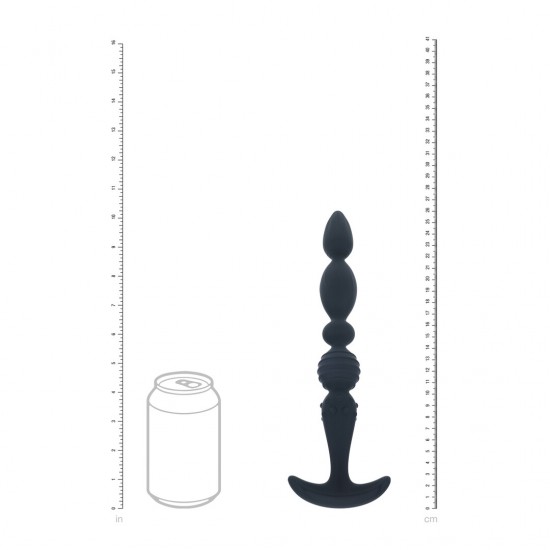Explore todas as sensações com a sonda anal multitexturizada da coleção LEVELZ. Feita em silicone premium, esta sonda Level 2 apresenta uma haste estendida e flexível que combina curvas suaves, nervuras e esferas sutis p