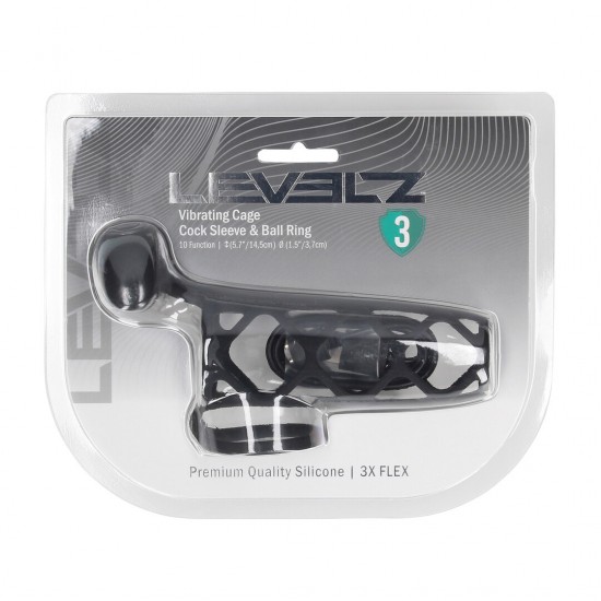 Manga peniana de silicone com anel vib. Eleve seu desempenho com a capa vibratória para pênis e testículos da coleção LEVELZ. Feito em silicone premium, este design da Level 3 apresenta uma capa confortável que envolve tanto o pênis quanto os testículos para m