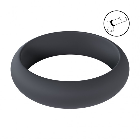 Anel peniano de silicone largo O - S - 30 mm Eleve seu desempenho a outro nível com este anel peniano de silicone premium sem vibração da coleção LEVELZ. Projetado para um ajuste perfeito, ele ajuda a aumentar a firmeza e a durabilidade, ao mesmo tempo em que propo