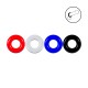 Cockring Set of 4 - Multicolor Expanda seus limites com este anel peniano de TPE ultraflexível da coleção LEVELZ. Este anel sem vibração é perfeito para iniciantes. Leve, elástico e seguro para o corpo, é uma ótima ferramenta inicial para aumentar a f
