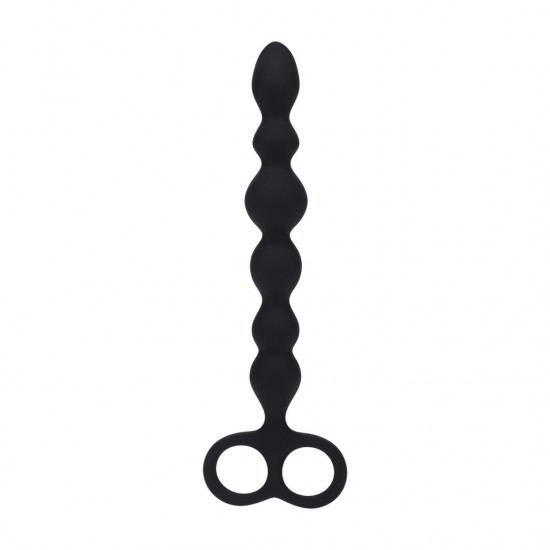 Aumente seu controle e sensação com a sonda anal com esferas da coleção LEVELZ. Confeccionada em silicone premium, esta sonda Level 2 apresenta uma haste fina e flexível, revestida com esferas suaves que aumentam a inten