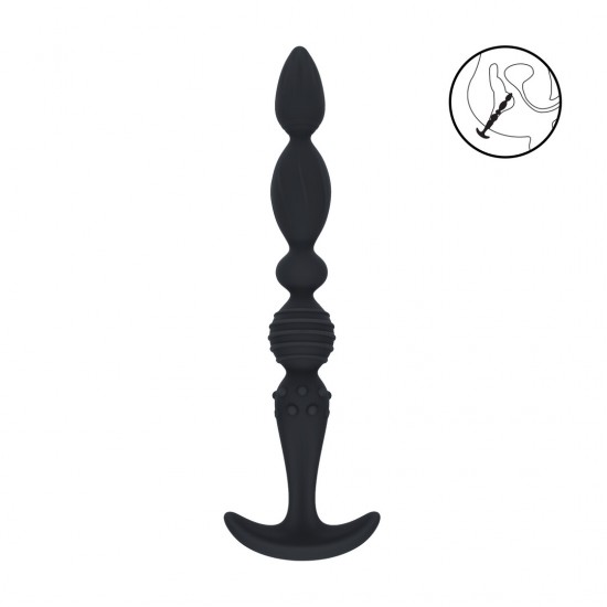 Explore todas as sensações com a sonda anal multitexturizada da coleção LEVELZ. Feita em silicone premium, esta sonda Level 2 apresenta uma haste estendida e flexível que combina curvas suaves, nervuras e esferas sutis p