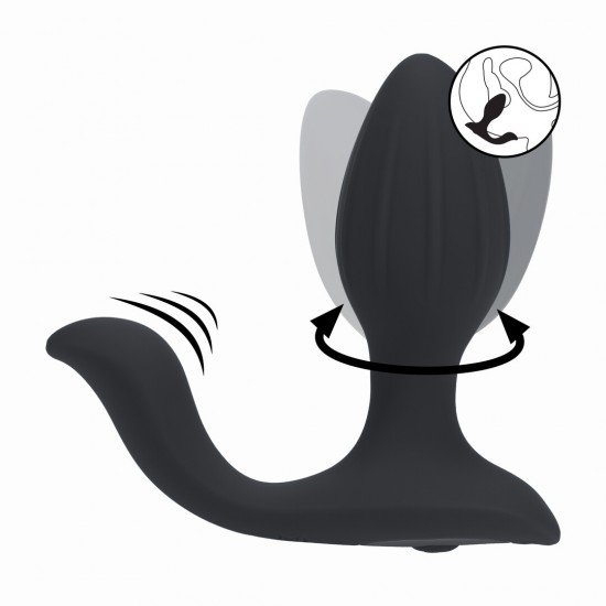Experimente um prazer intenso com o Plug Anal Vibratório e Rotativo com Estimulador de Bola, projetado para estimulação profunda e satisfação total. Combinando vibrações potentes com um movimento giratório, este plug pro