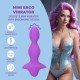 Descubra o Mini Vibrador Ergo da Loveline. Um vibrador compacto e ergonômico, projetado para manuseio confortável e controle preciso. Com múltiplas configurações de vibração e um acabamento em silicone macio e seguro par