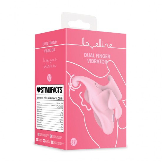 Conheça sua nova paixão secreta: o Vibrador de Dedo Duplo. Pequeno, macio e incrivelmente fofo, este vibrador de dedo rosa claro foi feito para descobertas divertidas. Coloque-o e explore 9 modos de vibração deliciosos,