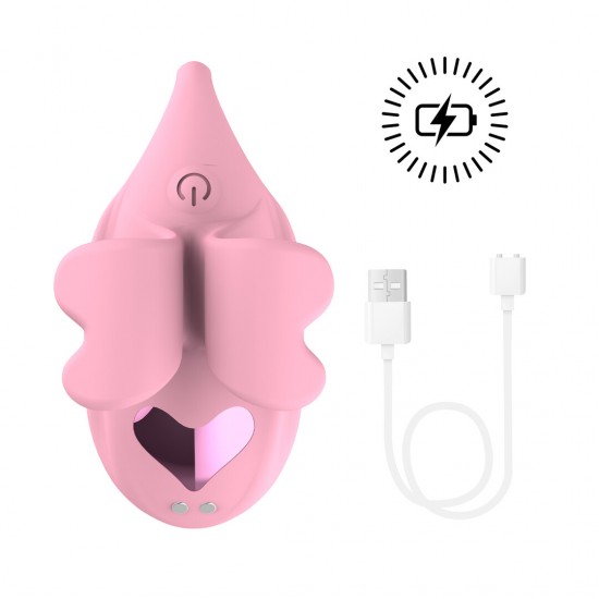 Conheça sua nova paixão secreta: o Vibrador de Dedo Duplo. Pequeno, macio e incrivelmente fofo, este vibrador de dedo rosa claro foi feito para descobertas divertidas. Coloque-o e explore 9 modos de vibração deliciosos,
