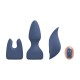 Apresentamos o Kit Vibrador Intercambiável, um conjunto versátil e compacto projetado para estimulação personalizada e conforto no dia a dia. Com um vibrador potente e intercambiável e capas com formato ergonômico, ele p