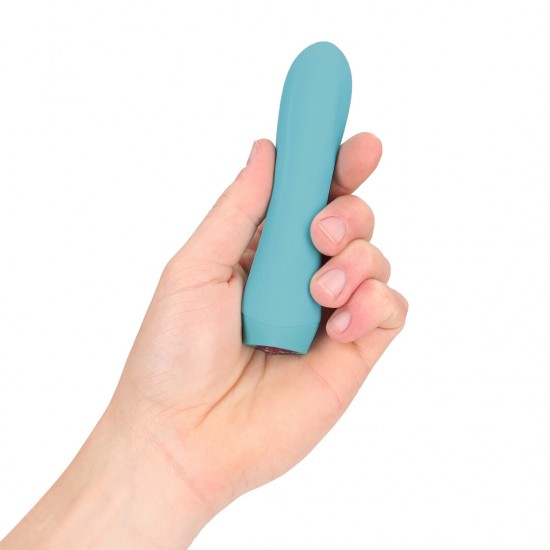 Apresentamos o Mini Vibrador, um massajador com formato elegante, projetado para uma estimulação suave e controlada. Seu formato levemente afilado e superfície lisa proporcionam uma pegada confortável e um toque macio e