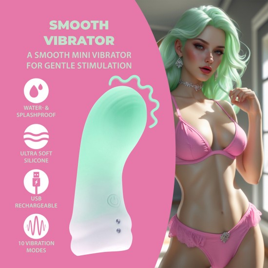 Apresentamos o Smooth Vibrator da Loveline, um vibrador compacto projetado para uma estimulação suave e controlada. Sua superfície lisa e formato ergonômico proporcionam um manuseio confortável e uso relaxante. Feito de