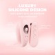 Charme - Remote Control Vib O Charme da Loveline International, Coleção Paris, é um vibrador com motor duplo para ponto G e clitóris, com 10 funções. Operando a menos de 50 dB, garante prazer discreto, proporcionando até 50 minutos de satisfação co