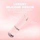 Luxe - Mini Lipstick Vib Da Coleção Loveline International Paris, o Luxe é a personificação da elegância em um formato compacto. Este mini vibrador para batom com 10 funções apresenta uma ponta vibratória com formato exclusivo para estimulação p