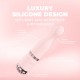 Finesse - Ball Tip Vib Da coleção Loveline International, Paris, o Finesse é uma verdadeira obra-prima em precisão e elegância. Com uma ponta em formato de bola e uma base iluminada que muda de cor a cada modo, este vibrador suave combina esti