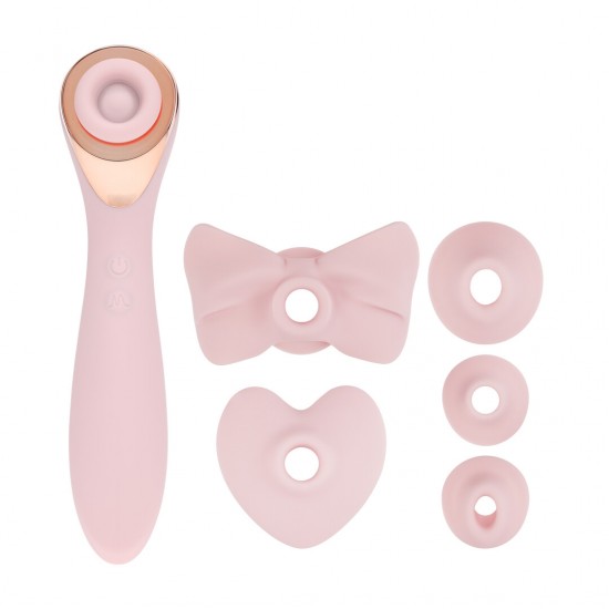 Darling é um vibrador versátil, mágico e em formato de cetro, com 15 funções, projetado para encantar seus sentidos. Equipado com um motor F1 avançado e a tecnologia AirTap®, ele vem com cinco cabeças intercambiáveis, ca