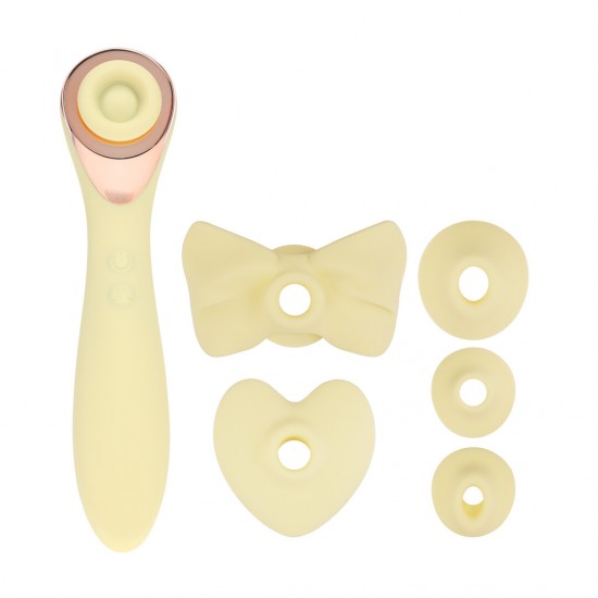 Darling é um vibrador versátil, mágico e em formato de cetro, com 15 funções, projetado para encantar seus sentidos. Equipado com um motor F1 avançado e a tecnologia AirTap®, ele vem com cinco cabeças intercambiáveis, ca