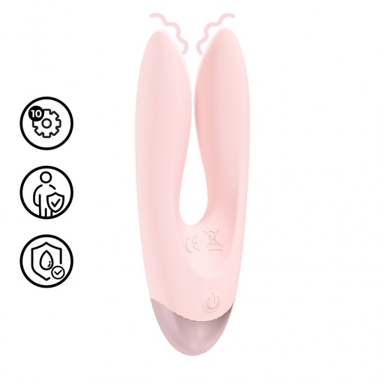 Amour - Dual Motor Vib Da Coleção Loveline International, Paris, o Amour é o epítome da indulgência romântica, combinando design requintado com o potente desempenho de dois motores para criar uma sinfonia de sensações. Com 10 funções, este vib