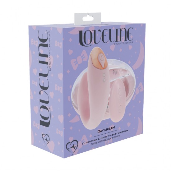 O Daydream é um vibrador com controle remoto, 10 funções para estimulação do ponto G e do clitóris, projetado para proporcionar o dobro do prazer. Equipado com um motor F1 avançado, ele carrega e pode ser guardado em um