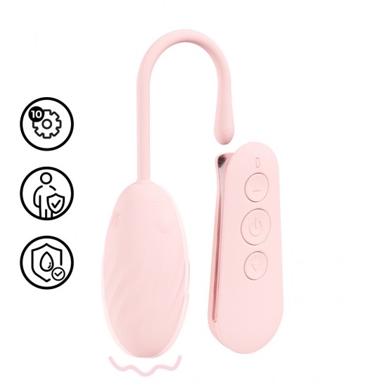 O Félicité da Loveline International, Coleção Paris, é um vibrador em formato de ovo inserível com 10 funções, projetado para estimulação versátil. Operando a menos de 50 dB, garante prazer discreto, proporcionando até 5