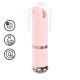 Luxe - Mini Lipstick Vib Da Coleção Loveline International Paris, o Luxe é a personificação da elegância em um formato compacto. Este mini vibrador para batom com 10 funções apresenta uma ponta vibratória com formato exclusivo para estimulação p