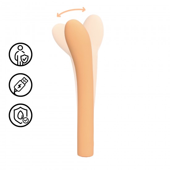 Este vibrador de ponto G com dedo foi projetado exclusivamente para atingir o ponto G com movimentos de penetração, proporcionando estimulação precisa e orgasmos intensos. Descubra momentos infinitos de prazer e apimente