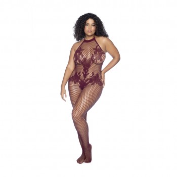 Floral Bodystocking - Queen Size 