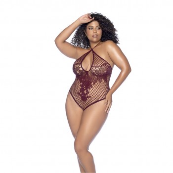 Floral Fishnet Queen Size