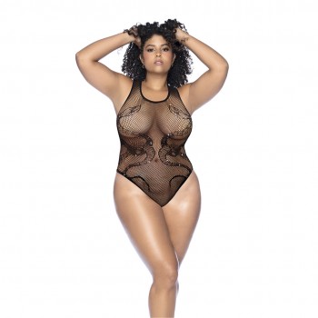 Snake Bodysuit Brilhantes - Queen Size 