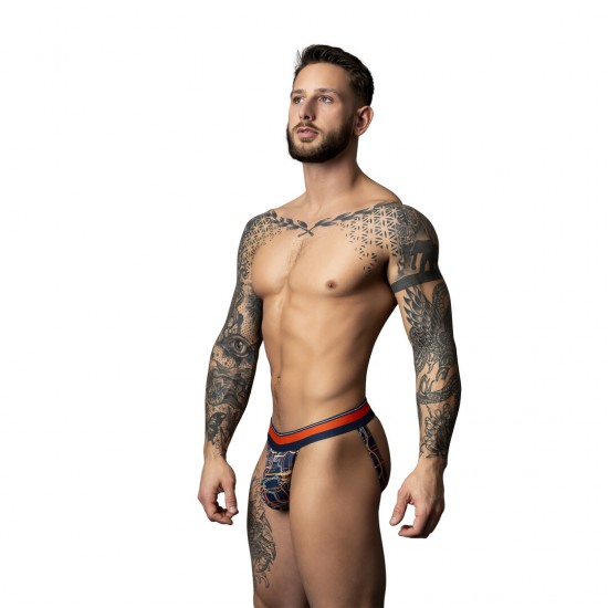 A cueca jockstrap da Male Power Underwear oferece conforto para o dia a dia em um modelo estiloso e com ótima sustentação, disponível para atacado em modal. Confecionada em tecido modal ultra macio com estampa marmorizad