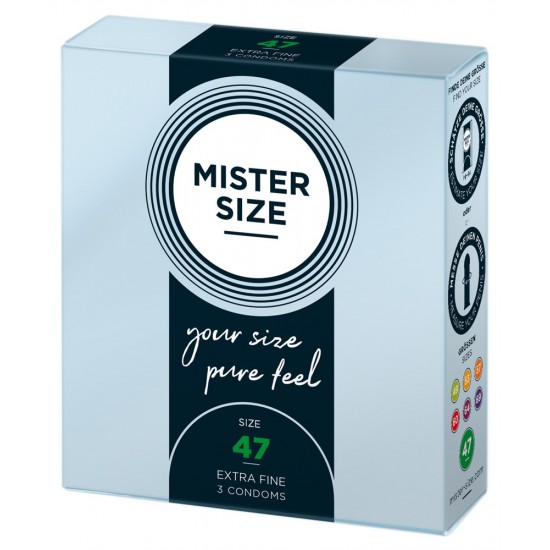 Preservativos feitos sob medidaTransparente, lubrificado, com bico.Extremamente fino para uma sensação de pura leveza.Fácil de aplicarEscala para medir o tamanho do pênis na embalagemVegan Ajusta-se como uma segunda pele