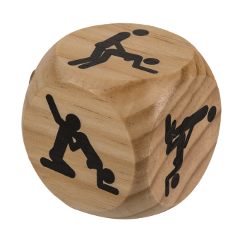Dado Madeira Kamasutra 6x6 cm